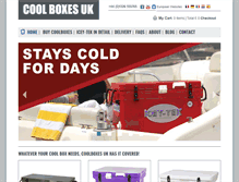 Tablet Screenshot of coolboxesuk.com